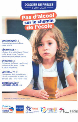 Pas d’alcool sur le chemin de l’école